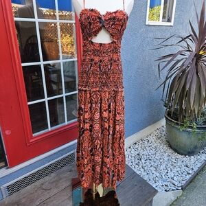 Petal and Puple Maxi Dress